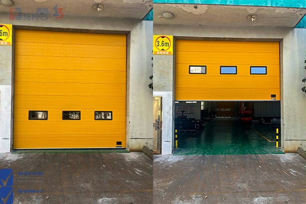 定制黄色提升门 定制黄色提升门