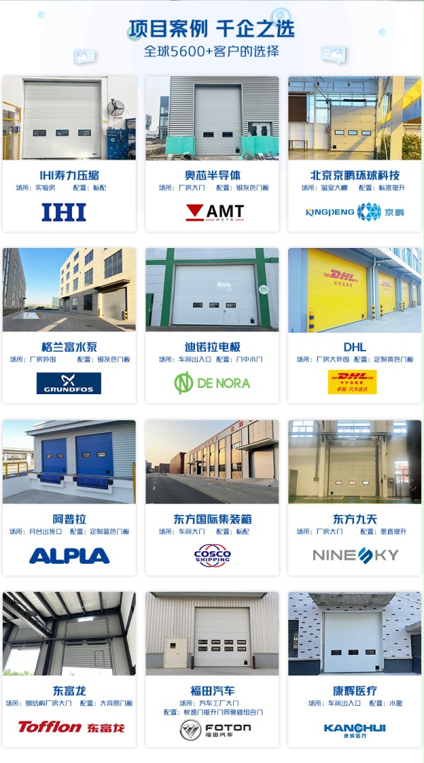 西朗提升门项目案例